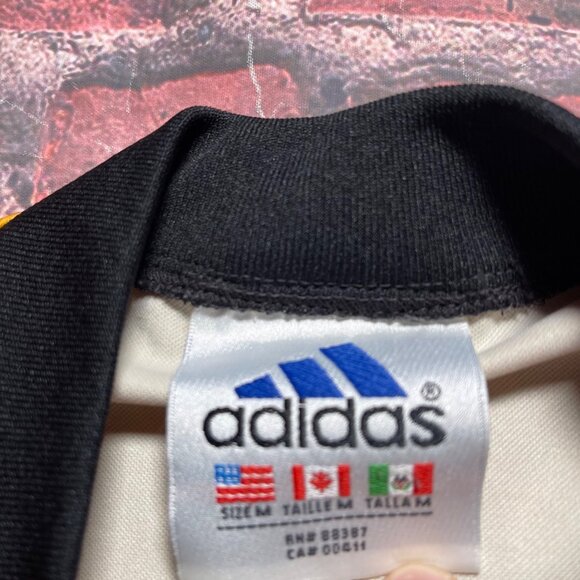 Vintage Adidas Goalkeeper Jersey Men’s M Soccer Goalie Black Orange Made In USA - Picture 4 of 7